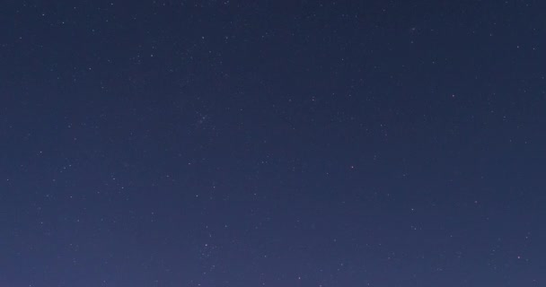 Video Vacker Stjärnhimmel Natten Royaltyfri Stockfilm