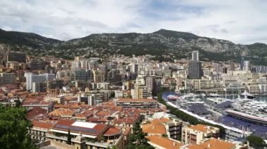 Panoramik, Monaco Monte Carlo bahar 2018, lüks binalar