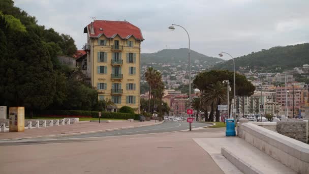 Nice - 05 mei: Shot leuke verkeer vergrendeld, port, mei 05, 2018 in Nice, Frankrijk — Stockvideo