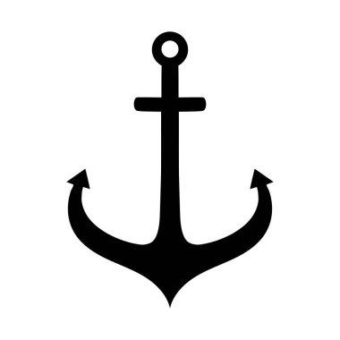Tutturucu simgesini. Deniz sembol siyah silüeti. Deniz Temalar. Deniz ürünleri veya cruise yolları için logo.