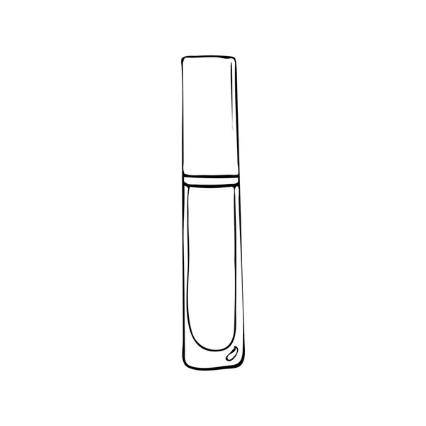 Lippenbalsem. Make-up object. Het pictogram van de schoonheid. lipgloss — Stockvector