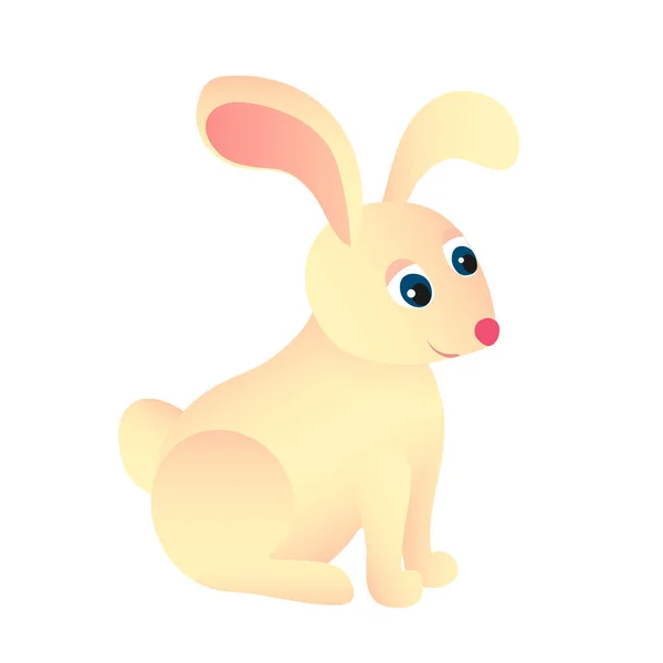 Милый Сидящий Кролик Кролик Домашнее Животное Животноводство Иллюстрация — стоковое фото