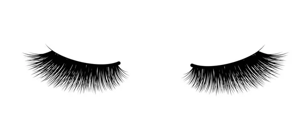 Eyelash Extension Beautiful Make Thick Fuzzy Cilia Mascara Volume Length — Stock Photo, Image