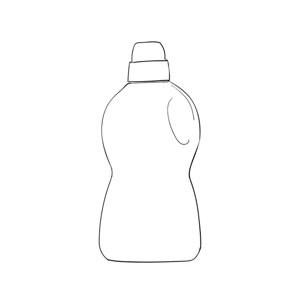 Annonces Détergent Lessive Liquide Nettoyant Produits Chimiques Ménagers Illustration Vectorielle — Image vectorielle