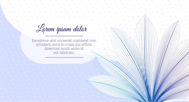 Çiçek tasarım şablonu. Çiçek x-ışını etkisi. Kartvizit veya reklam el ilanı