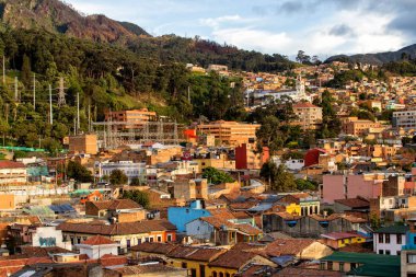 Bogota, Kolombiya - 12 Haziran: Candelaria bölge Bogota ikindi Bogota, Kolombiya üzerinde 12 Haziran 2016.