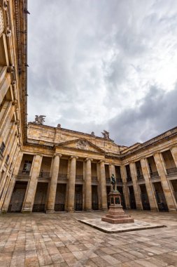 Bogota, Kolombiya - 14 Haziran: İç portre görünümünü Capitolio Nacional Bogota, Kolombiya 14 Haziran 2016 üzerinde bina.  