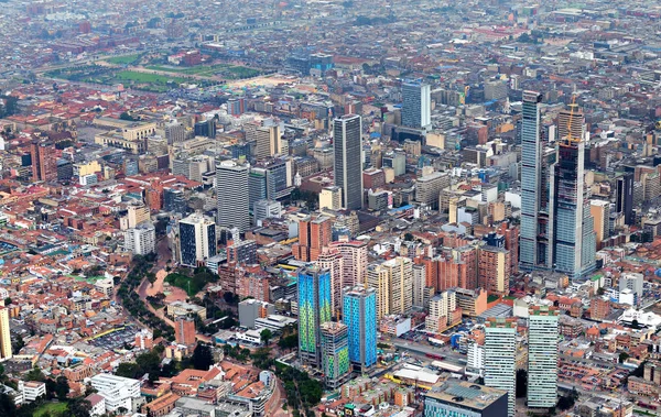 Şehir Bogota Monserrate üzerinden görünümünü
