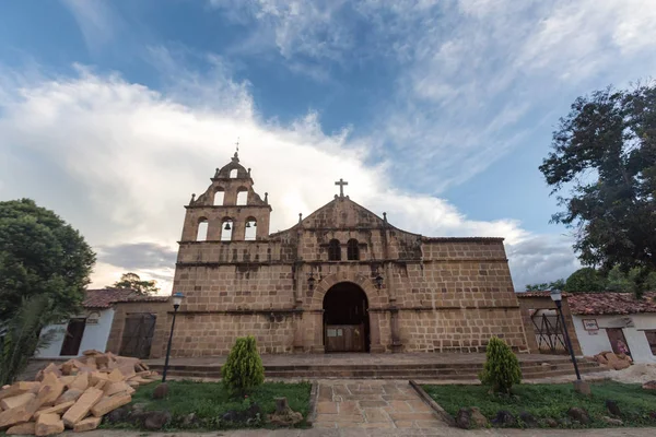 Santa Lucia Kyrkan Guane Colombia — Stockfoto