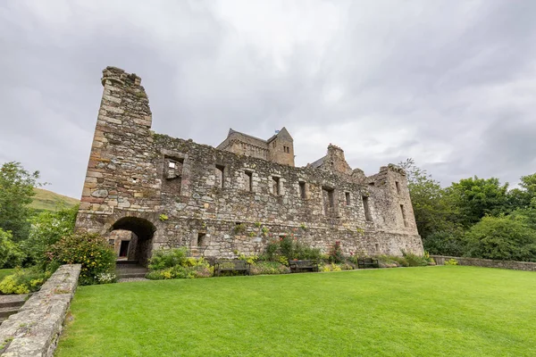 Gut Gepflegte Vorgärten Schloss Campbell Der Nähe Von Dollar Schottland — Stockfoto