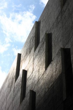 Soyut bir duvar ile bazı gök