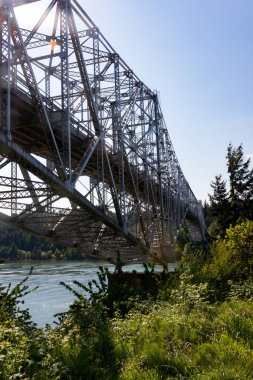 Tanrıların Oregon ve Washington Portland, Oregon yakın birbirine bağlayan köprü.
