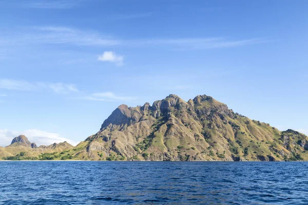 Una Montaña Interesante Parte Central Isla Pulau Padar Parque Nacional — Foto de Stock