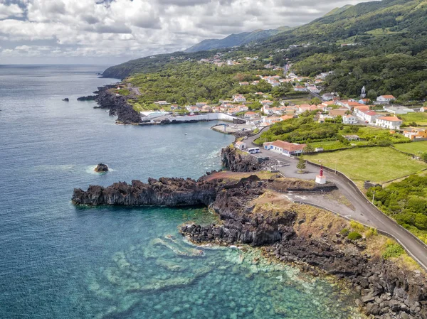 Letecký Pohled Kanadě Afriky Sao Jorge Azory Portugalsko — Stock fotografie