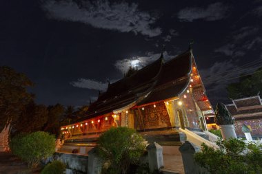 Wat Xiengthong Budist Luang Prabang, Laos ödünç sonuna kadar önde gelen gecede. 