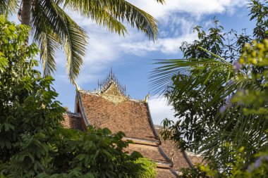 Luang Prabang, Laos Haw Phabang üst ayrıntı.