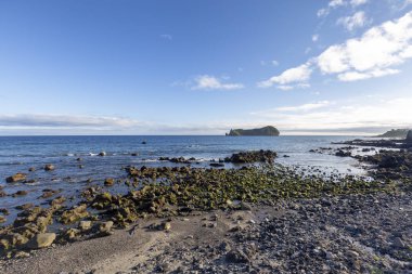 Adacık Vila Franca do Campo Sao Miguel, Azor doğru bakan. 