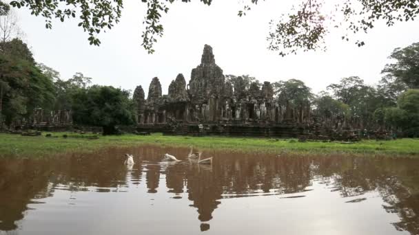 Angkor Thom Siem Mietere Cambogia — Video Stock