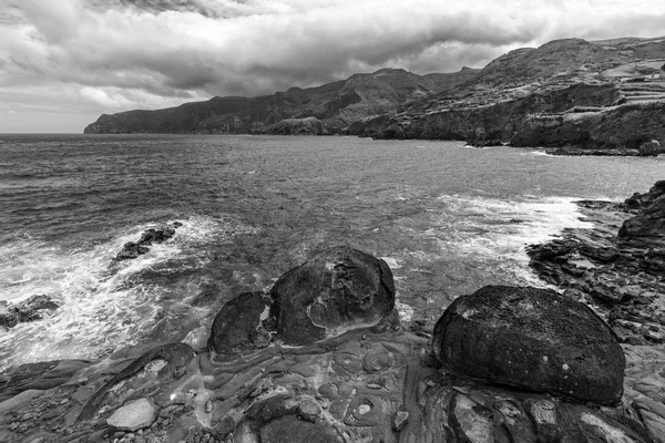 Siyah Beyaz Ponta Delgada — Stok fotoğraf