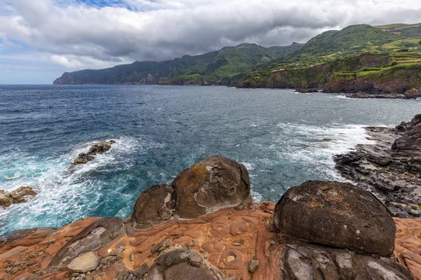 Vista dramática da Ilha das Flores — Fotografia de Stock