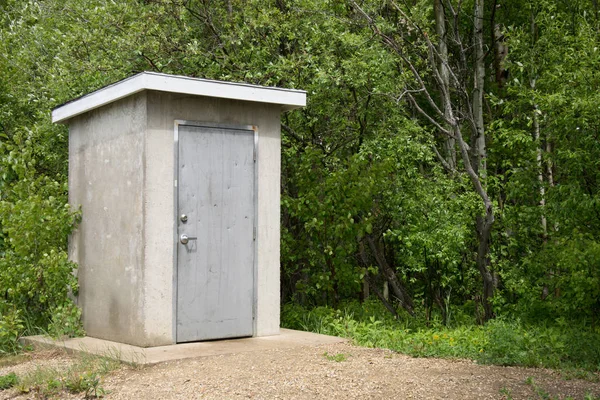 Image Concrete Public Washroom Recreational Area — Stock Photo, Image