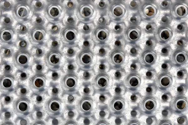 光沢のある金属床グレーチングの抽象的なイメージ — ストック写真