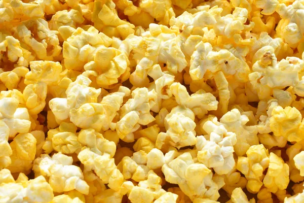 Immagine Ravvicinata Gustosi Popcorn Imburrati — Foto Stock