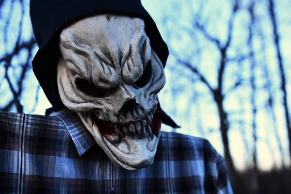 Крупный План Жутких Хэллоуинских Призраков Упырей — стоковое фото