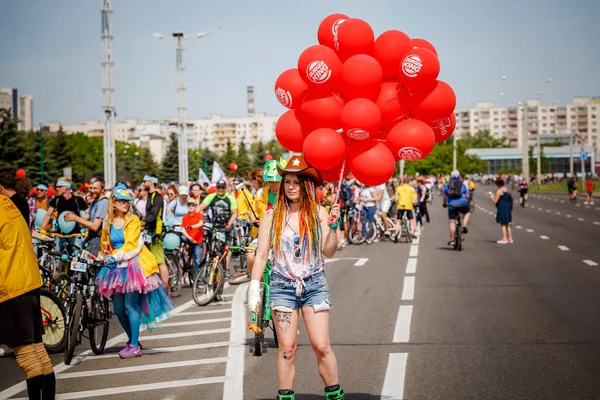 Беларус Минск Мая 2018 Центральных Улицах Минска — стоковое фото