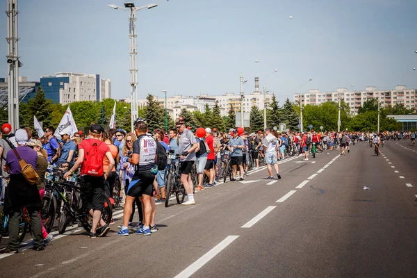 Беларус Минск Мая 2018 Центральных Улицах Минска — стоковое фото