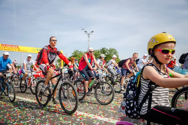 Bělorusko Minsk Květen 2018 Centrální Ulicích Minsku — Stock fotografie