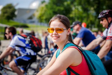 Belarus, Minsk - Mayıs 16.2018: Minsk, s Merkez sokaklarında