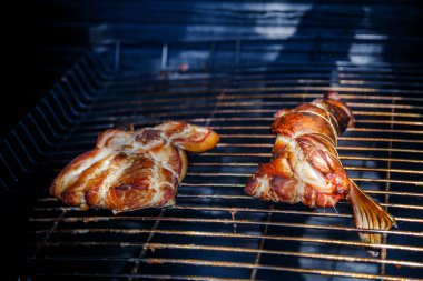 Hazır füme balık.