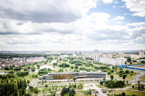 Panorama Ciudad Minsk — Foto de Stock