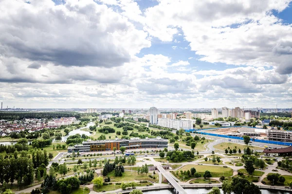 Panorama Ciudad Minsk — Foto de Stock