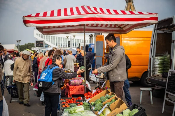 Minsk Wit Rusland Oktober 2018 Landbouwbeurs Het Centrum Van Stad — Stockfoto