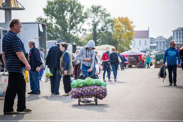 Minsk Vitryssland Oktober 2018 Jordbruksmässan Centrum — Stockfoto