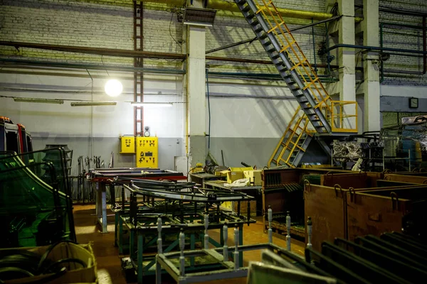 Usine Pour Production Tracteurs Composants Pour Eux — Photo