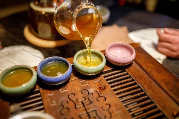 Shen Puer çay demleme işlemi, çay töreni