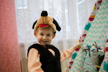 Minsk, Beyaz Rusya - 7 Yanuary, 2019: Zhdanovichsky hastalıkları aileleri tarafından terk edilmiş olan yetimler yurdu