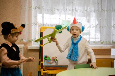Minsk, Beyaz Rusya - 7 Yanuary, 2019: Zhdanovichsky hastalıkları aileleri tarafından terk edilmiş olan yetimler yurdu