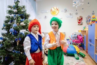 Minsk, Beyaz Rusya - 7 Yanuary, 2019: Zhdanovichsky hastalıkları aileleri tarafından terk edilmiş olan yetimler yurdu