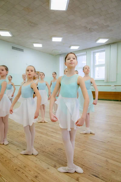 Minsk Belarus Yanvier 2019 Garçons Filles Dans Une École Ballet — Photo