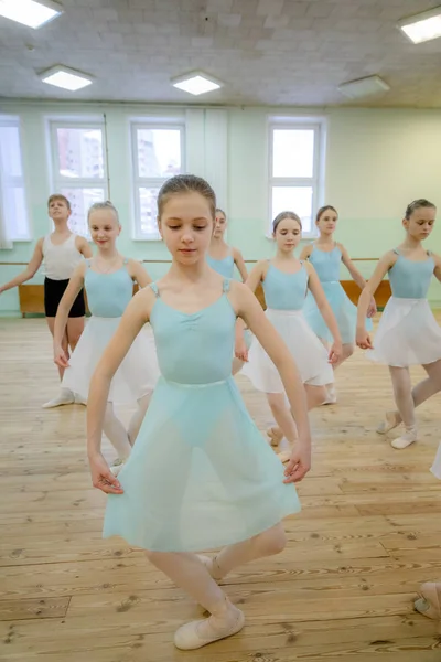 Minsk Belarus Yanvier 2019 Garçons Filles Dans Une École Ballet — Photo