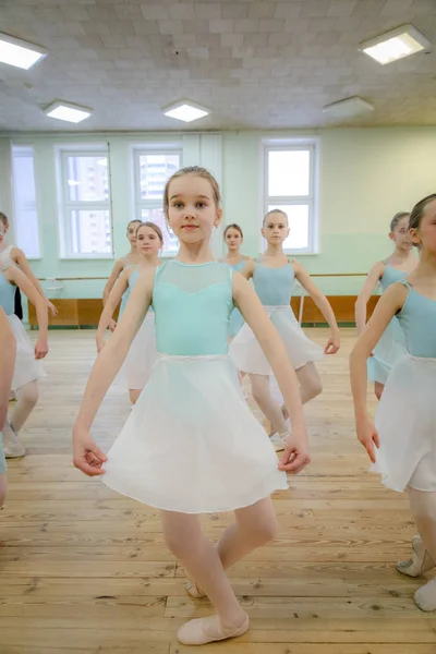 Minsk Belarus Yanvier 2019 Garçons Filles Dans Une École Ballet — Photo