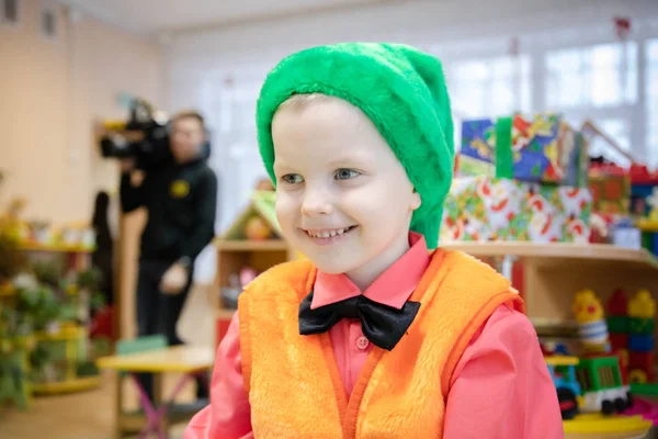 Minsk, Beyaz Rusya - 7 Yanuary, 2019: Zhdanovichsky hastalıkları aileleri tarafından terk edilmiş olan yetimler yurdu