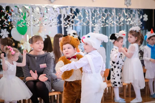 Minsk, Beyaz Rusya - 7 Yanuary, 2019: Zhdanovichsky hastalıkları aileleri tarafından terk edilmiş olan yetimler yurdu