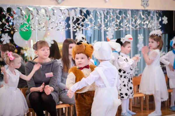 Minsk, Beyaz Rusya - 7 Yanuary, 2019: Zhdanovichsky hastalıkları aileleri tarafından terk edilmiş olan yetimler yurdu