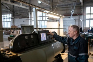 Minsk, Beyaz Rusya - 18 Şubat, 2019: fabrika üretim o için