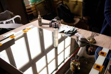 Minsk, Beyaz Rusya - 18 Şubat, 2019: fabrika üretim o için